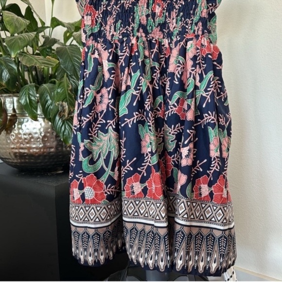 Band of gypsies floral bustier corset dress with pockets Sz S - Picture 12 of 12